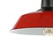 Jonathan Y Camila 14" 1-Light Classic Industrial Indoor/Outdoor Iron LED Semi Flush Mount, Red/White JYL7617E - alternate 8