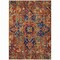 Homeroots 8' X 10' Red Orange And Blue Oriental Washable Indoor Outdoor Area Rug 563787 - alternate 7