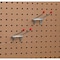 Unbranded 4''Double Arm Safety Tip Straight Pegboard Hook, 2-Count 216143 - alternate 4
