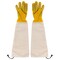 Kings County Tools Long Garden Gloves Breathable Canvas Thorn Proof Leather Gardening Gloves w/ Arm Guard Gauntlet GW03P03-27 - alternate 10