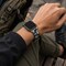 Elegani Rubber Band Compatible with Apple Watch 45mm, Gray, Gray/Yellow Gold/Rose Gold Buckle RSCMB2-GRY-45 - alternate 4