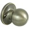 Prosource Dummy Knob, T3 Design, 1-3/8 to 1-3/4 in Thick Door, Brass, 65.7 mm Rose/Base T3840V-PS - alternate 1