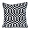 Homeroots 20" Black Geometric Cotton Throw Pillow 529286 - alternate 6