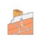 Simpson Strong-Tie Co Brick Tie 0.38" H X 6.69" W 22 speed Galvanized Steel, 500PK BTB - alternate 5