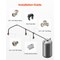 Vevor Air Compressor Line Kit 3/4'' x 100FT HDPE/Aluminum Shop Air Piping System Black CAP 100ft - alternate 6