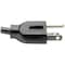 Eaton Tripp Lite Series Computer Power Cord, NEMA 5-15P to Right-Angle C13 - 10A, 125V, 18 AWG, 10 ft. P006-010-13RA - alternate 5
