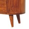 Homeroots 26in Chestnut Solid Wood Accent Cabinet With Two Doors And Three Drawers 654274 - alternate 9