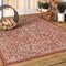 Jonathan Y Malta Bohemian Medallion Textured Weave Red/Taupe 5 ft. x 8 ft. Indoor/Outdoor Area Rug SMB104A-5 - alternate 8