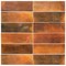 Apollo Tile Antiek 2.58 in. x 7.9 in. Glossy Red Ceramic Subway Wall and Floor Tile 5.38 sq. ft./case, 38PK MOD88RED258A - alternate 7
