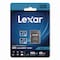 Lexar High Performance BLUE Series microSDXC Memory Card with Adapter, UHS-I V30 U1 Class 10, 128 GB, 2PK LSDMI128-B2U633 - alternate 1