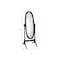 Homeroots 59" Brown Cherry Oval Framed Cheval Standing Mirror 468363 - alternate 4