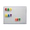 Flipside 9" x 12" Magnetic, Plain, Two-Sided, Dry Erase Learning Mat - 24 Pack 20177 - alternate 9