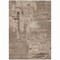 Homeroots 3' X 5' Brown And Beige Abstract Washable Indoor Outdoor Area Rug 609208 - alternate 6