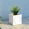 Leisuremod Sprout Square Fiberstone & MgO Clay Planter with Protective Cover, Weatherproof, No Assembly SP8W - alternate 6