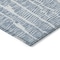 Homeroots 3' X 5' Blue And Ivory Abstract Washable Indoor Outdoor Area Rug 588504 - alternate 6