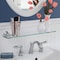 Fab Glass And Mirror 8in X 42in Rectangle Floating Clear Tempered Kit Glass Shelf, Wall Mirror, Safety Backing S-8x42RECCHBR - alternate 7
