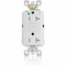 Leviton AFCI Receptacle 20A HG/TR White AFTR2-HGW - alternate 1