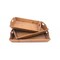 Homeroots Set of Three Brown Wood Serving Tray 274448 - alternate 4