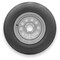 Rubbermaster - Steel Master ST215/75R14 8 Ply 5 On 4.5 Bolt, Silver Wheel Assemblies 599536SIL - alternate 1