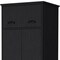 Homeroots 23" Black Drawer Combo Dresser 534919 - alternate 11