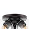 Jonathan Y Iris 11.5" 3-Light Farmhouse Rustic Iron/Glass LED Semi Flush Mount, Oil Rubbed Bronze/Clear JYL7568A - alternate 8