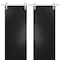 Sartodoors Sturdy Double Barn Door with Hardware, Planum 0010 Black Matte, 13FT Rail Hangers Heavy Set, Modern PLANUM0010DB-S-BLK-84 x 96 (2* 42x96) - alternate 1