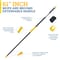 Kleen Handler 61in Extendable Broom/Mop Handle, Threaded Ends for Standard Heads, 2PK KHHD-EXH-IRN-BK-1-2-OMP - alternate 6