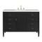 James Martin Vanities Vanity, without top, Carbon Oak, 47.88 in W x 23.5 in D,  485-V48-M-CBO - alternate 1