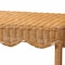 Bali & Pari Oteria Bohemian Light Honey Scalloped Rattan Console Table 250-13644-ZORO - alternate 6