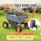 Vevor Poly Garden Dump Cart Heavy-duty Yard Carts and Wagons 1500 lbs 13" Tires TC4273A - alternate 8