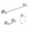Oakbrook Collection Chrome Silver Zinc Towel Bar Set BH-OB3000CH - alternate 4