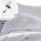 Homeroots Set of Two White Linen King Pillowcases 520689 - alternate 4