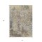 Homeroots 3' X 5' Beige And Brown Abstract Washable Indoor Outdoor Area Rug 605530 - alternate 7