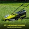 Sun Joe 48V iON 17 In Cordless Mulching Lawn Mower w/Grass Catcher, Batteries & Chrgr 24V-X2-17LM - alternate 1