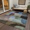 Homeroots 3' X 5' Brown Blue And Green Abstract Washable Indoor Outdoor Area Rug 604354 - alternate 5