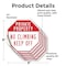 Signmission Private Property No Climbing Keep O, 6 inch X 6 inch, Vinyl Decal, 5PK OC-D-5PACK-6-146 - alternate 3