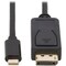 Tripp Lite USB C TO DP CABLE BI-DIRECTIONAL 4K 3FT U444-003-DP-BD - alternate 1