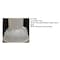 Fibertech Plastics Rhino Manhole Center Cone 3628, Battleship Gray RH.CC3628-BG.48 - alternate 1