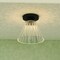 Vaxcel Dalton 1-Light Matte Black Transitional Flush Mount Fixture, Clear Glass Shade C0322 - alternate 7