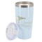 Peanuts Happy Holidays 20 Ounce Stainless Steel Travel Tumbler with Clear Lid in Ice Blue 137336.01 - alternate 5