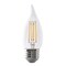 Feit Electric LED Bulb, Decorative, Flame Tip Lamp, 60 W Equivalent, E26 Lamp Base, Dimmable, Clear BPEFC60/927CA/FIL - alternate 1