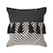 Homeroots Set of Two Black and White Chevron Cotton Throw Pillow With Tassels, 2PK 554601 - alternate 7
