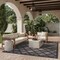 Homeroots 12' X 15' Charcoal And Black Trellis Indoor Outdoor Area Rug 545215 - alternate 8