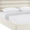 Homeroots Cream Velvet Upholstered Queen Bed Frame 544807 - alternate 9