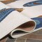 Jonathan Y Algarve Modern Fish High-Low Navy/Orange/Cream 5 ft. x 8 ft. Indoor/Outdoor Area Rug AMC114A-5 - alternate 7