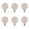 Bulbrite 40W Dimmable Amber Marble G16.5 Candelabra E12 Incandescent Bulb, 6PK 861323 - alternate 1
