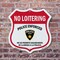 Signmission Bilingual No Loitering Shield Sign Polic, 6 Inch X 6 Inch, Plastic Sign SHI-P-6-365 - alternate 6