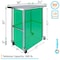 Amgood 24in D x 36in L Stainless Steel Open Base Table, 3in Casters AMG WT-2436-RCB-WHEELS-Z - alternate 7