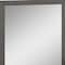 Homeroots 43" Gray Wood Dresser Mount Framed Mirror 329650 - alternate 4