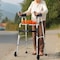 Vevor 2 in 1 Folding Walker with Armrest Pads & 5 in Solid Wheel Height Adjustable FBL810277 - alternate 8